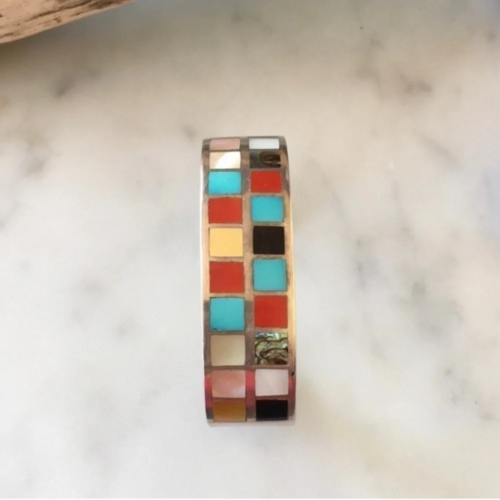 Vintage Native American Becenti Multi Bracelet
